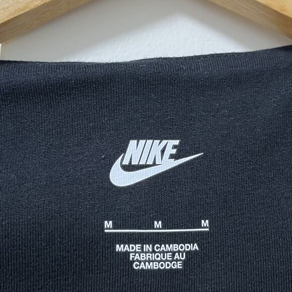 Nike Womens Tech Fleece Essential Mini Dress Size M Black Athletic Athleisure - Picture 5 of 8